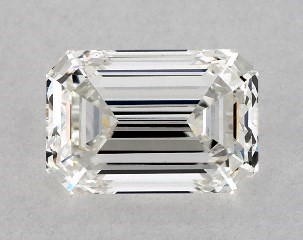 Lab-Created 1.00 Carat H-VS1 Emerald Cut Diamond