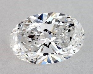 Lab-Created 1.02 Carat E-VS1 Oval Cut Diamond