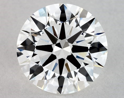 GIA 2.19 Carat F-VS1 Excellent Cut Round Lab-Grown Diamond