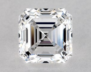 1.00 Carat D-SI1 Asscher Cut Diamond