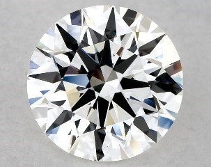 Lab-Created 1.29 Carat F-VS2 Excellent Cut Round Diamond