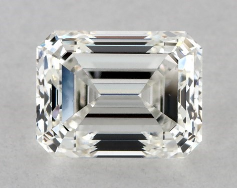 GIA 1.00 Carat H-VS1 Emerald Cut Diamond