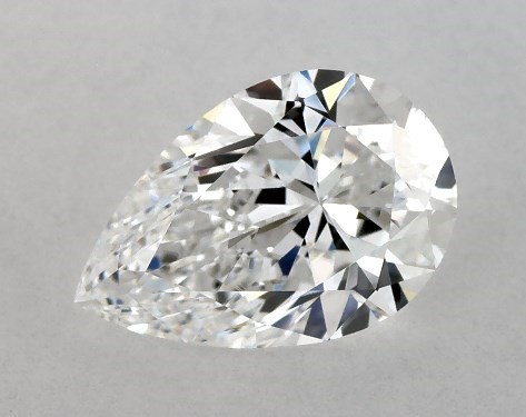 GIA 1.00 Carat D-VS1 Very Good Cut Pear Diamond