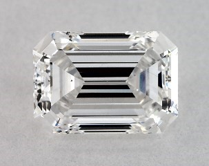 Lab-Created 1.00 Carat E-VS2 Emerald Cut Diamond