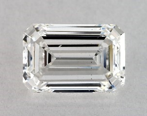 Lab-Created 1.00 Carat F-VS2 Emerald Cut Diamond