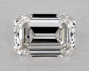 Lab-Created 1.01 Carat H-VS1 Emerald Cut Diamond