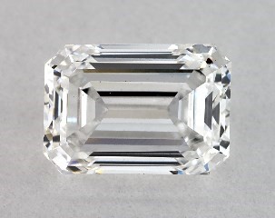 Lab-Created 1.01 Carat E-VS1 Emerald Cut Diamond