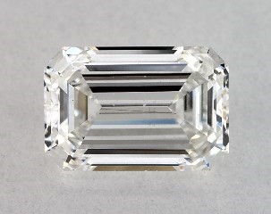 Lab-Created 1.01 Carat F-SI1 Emerald Cut Diamond