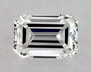 Lab-Created 1.01 Carat F-VS2 Emerald Cut Diamond