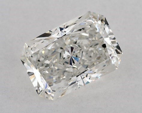 GIA 2.07 Carat G-VS1 Ideal Cut Radiant Lab-Grown Diamond
