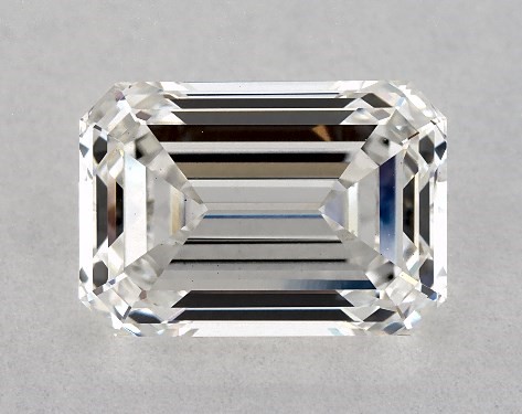 GIA 2.10 Carat G-VS1 Very Good Cut Emerald Lab-Grown Diamond