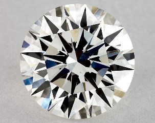 Lab-Created 2.13 Carat H-VS1 Excellent Cut Round Diamond