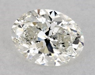 1.06 Carat I-SI1 Oval Cut Diamond