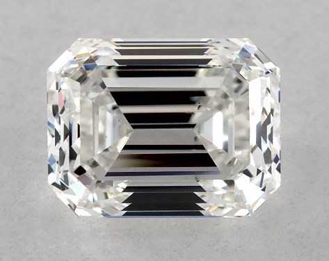 GIA 1.00 Carat H-VS2 Emerald Cut Diamond