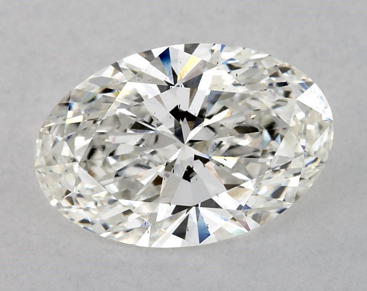2.64 carat oval diamond, F SI1
