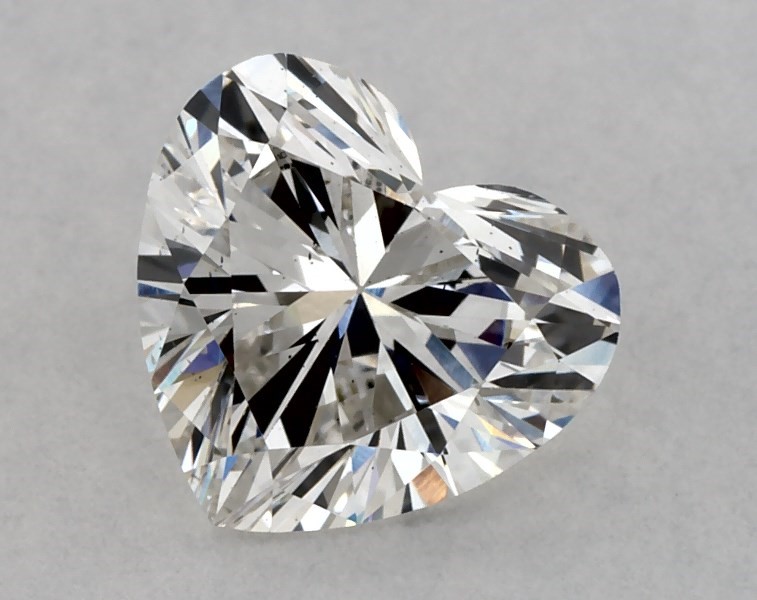 0.77 carat heart diamond, H VS2