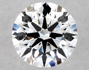 Lab-Created 1.07 Carat D-VS1 Excellent Cut Round Diamond