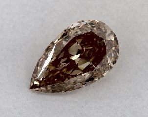 0.91 Carat Fancy Yellowish Brown-SI1 Pear Shaped Diamond