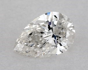 0.31 Carat F-SI1 Pear Shaped Diamond