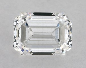 Lab-Created 1.02 Carat D-SI1 Emerald Cut Diamond