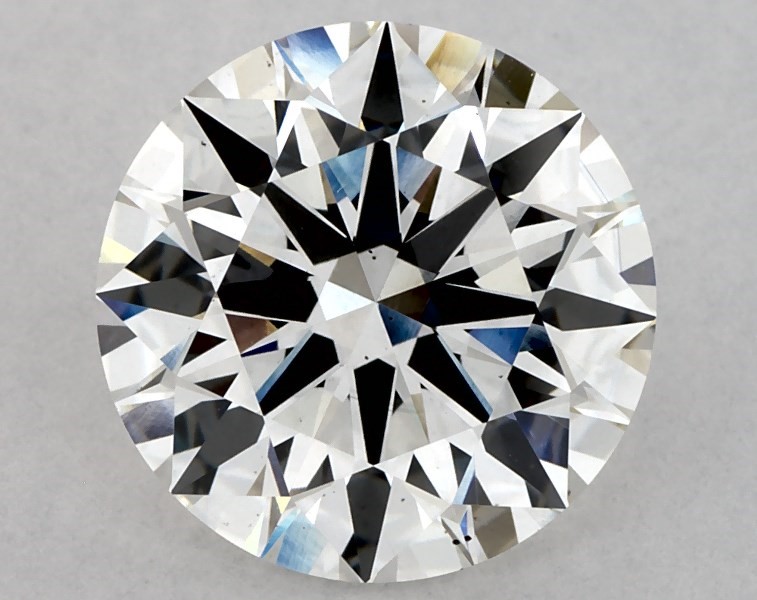 3.01 carat round diamond, F VS2