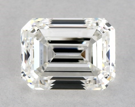 GIA 1.00 Carat H-VS1 Emerald Cut Diamond