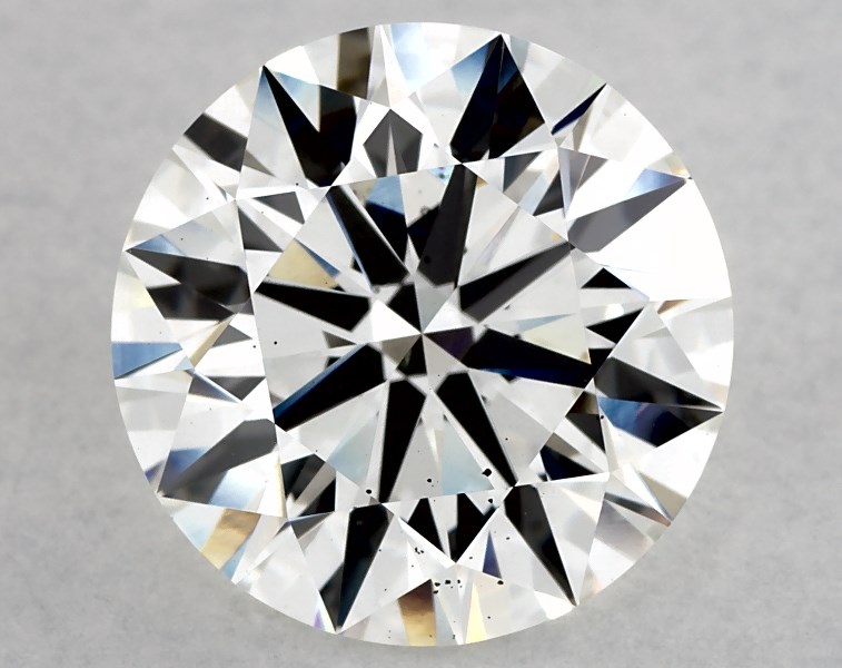 3.76 carat round diamond, G VS2