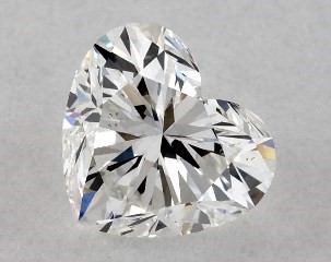 0.38 Carat G-SI1 Heart Shaped Diamond