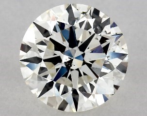 1.00 Carat K-SI1 Excellent Cut Round Diamond