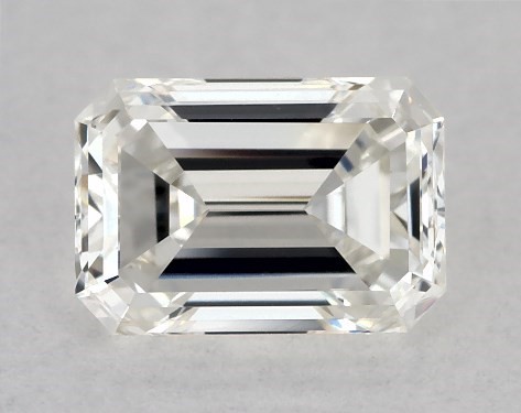 GIA 0.37 Carat H-VVS2 Good Cut Emerald Diamond