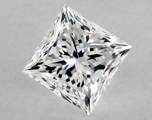 1.00 Carat H-VS1 Princess Cut Diamond