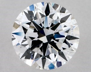 Lab-Created 1.08 Carat D-VS1 Excellent Cut Round Diamond