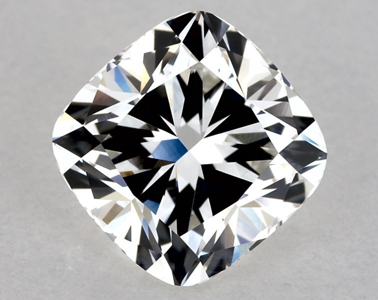 1.74 carat cushion diamond, G VS1