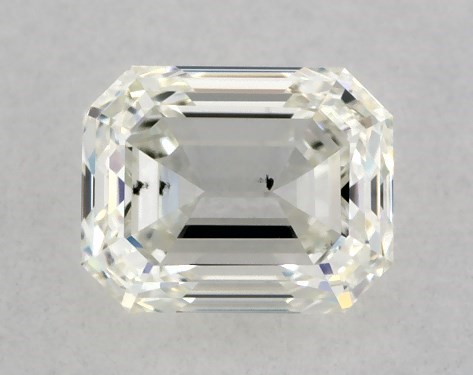 GIA 1.00 Carat K-SI2 Very Good Cut Emerald Diamond