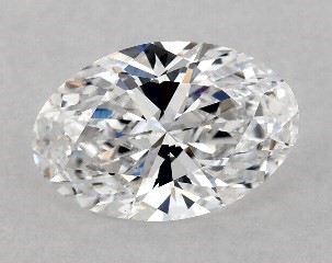 Lab-Created 1.03 Carat D-VS2 Oval Cut Diamond