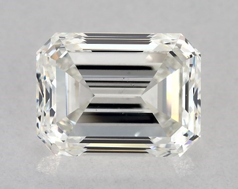 GIA 1.02 Carat H-VS2 Emerald Cut Diamond