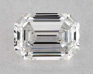 Lab-Created 1.02 Carat E-SI1 Emerald Cut Diamond