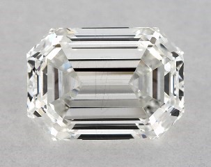 Lab-Created 1.07 Carat F-SI1 Emerald Cut Diamond