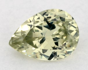 0.72 carat Pear Natural Yellow Sapphire