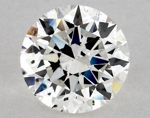 3.52 Carat I-SI1 Excellent Cut Round Diamond