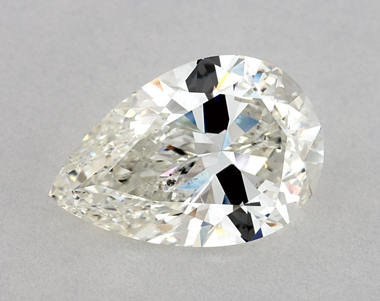 5 carat pear diamond, I SI1