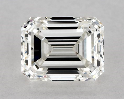 GIA 1.00 Carat H-VS1 Emerald Cut Diamond