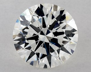 3.02 Carat I-SI1 Excellent Cut Round Diamond