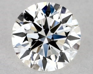 0.38 Carat F-VVS1 Excellent Cut Round Diamond