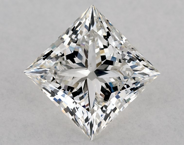 1.76 carat princess diamond, G VS1