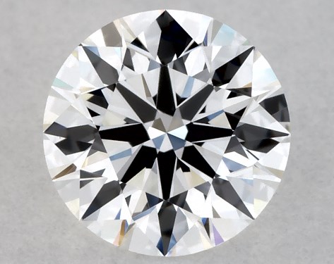 Lab-Created 0.50 Carat D-VS1 Excellent Cut Round Diamond