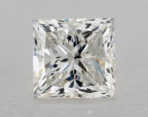 GIA 1.50 Carat I-SI2 Good Cut Princess Diamond