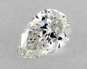 0.31 Carat H-SI1 Pear Shaped Diamond