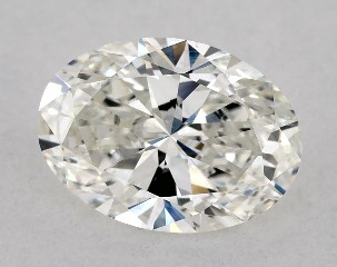 1.00 Carat G-VS2 Oval Cut Diamond