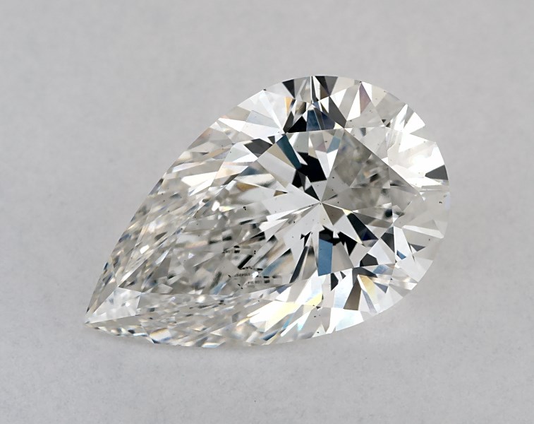 2.86 carat pear diamond, G VS2